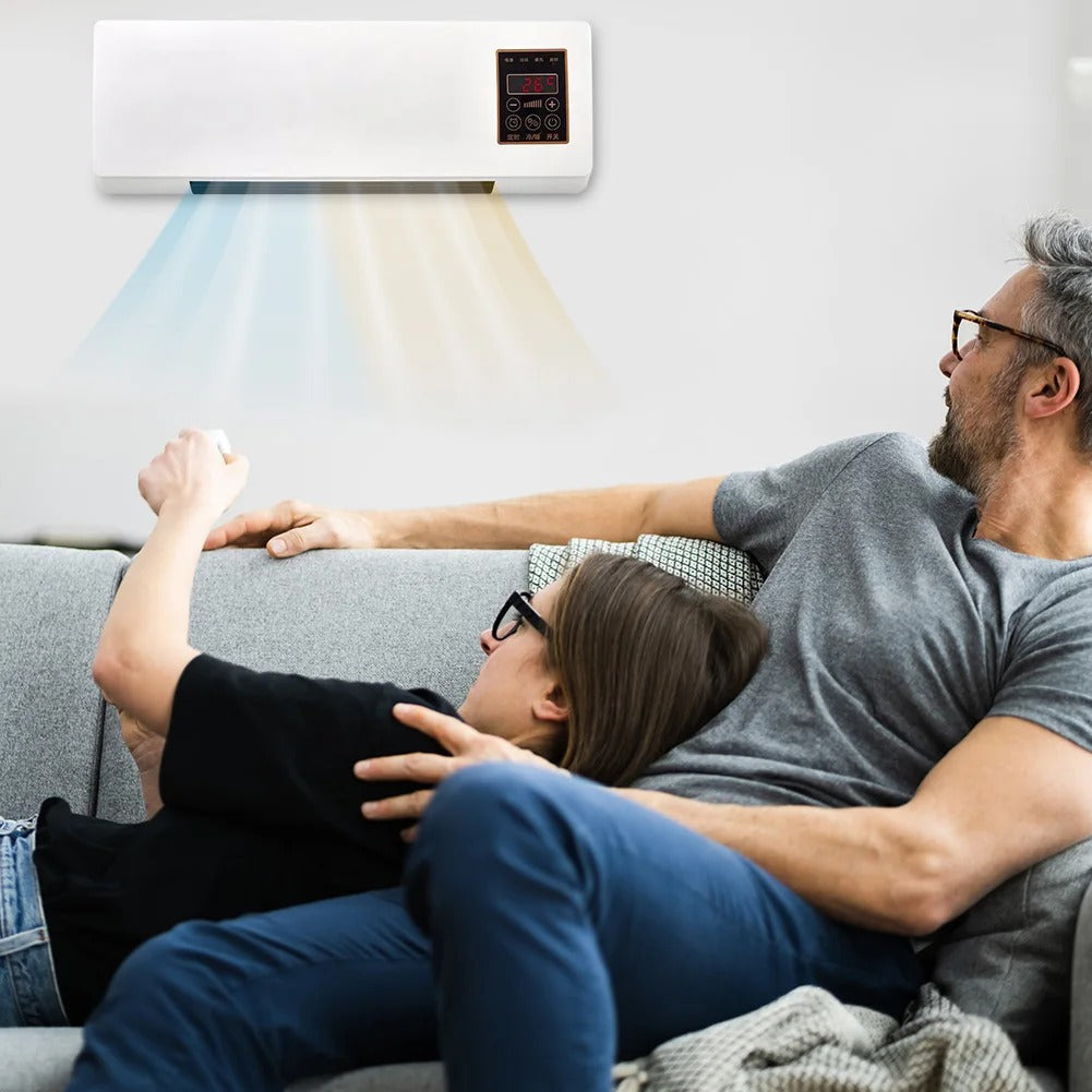 Mini Aire Acondicionado Portátil de Pared Frío y Calor con Control Remoto